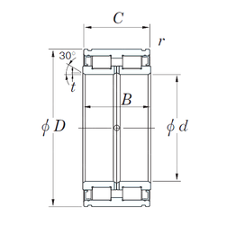 Vòng bi đũa DC5017N KOYO