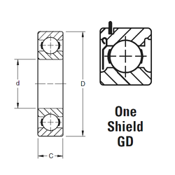 Vòng bi 211KGD Timken