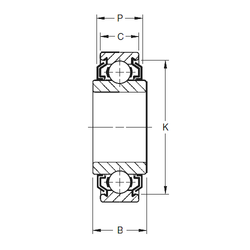 Vòng bi 202KLL3 Timken