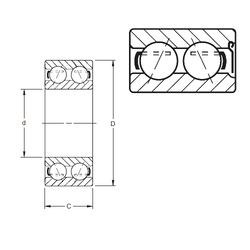 Vòng bi cầu tiếp xúc 5311D Timken