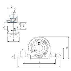 Gối bi BP205 NACHI