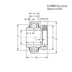 Vòng bi G1107KRRB Timken