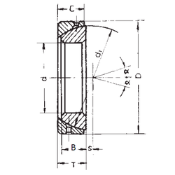 Khớp nối xuyên tâm GAC70S FBJ