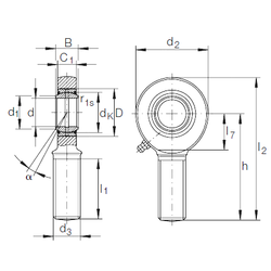 Khớp nối xuyên tâm GAR 12 DO INA