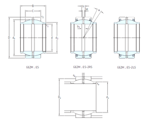 Khớp nối xuyên tâm GEZM200ES SKF