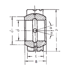 Khớp nối xuyên tâm GE120XS/K FBJ