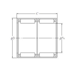 Vòng bi kim HMK5045ZWBD NTN