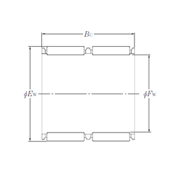 Vòng bi kim K20×24×45ZW NTN