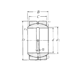 Khớp nối xuyên tâm SA1-10B2 NTN