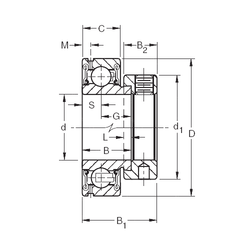 Vòng bi GRA012RR Timken