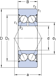 Vòng bi 305706 C-2Z SKF